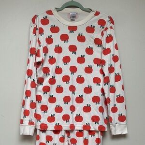 Hanna Andersson Pajama Top Pumpkin Print Size Medium